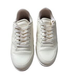 Oliver Cabell Vegan 481 Chalk Leather Sneakers Women’s EU 36 Low Top Minimalist